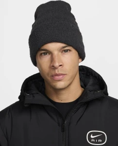 Шапка Nike PEAK BEANIE COZY темно-сіра FZ2125-060