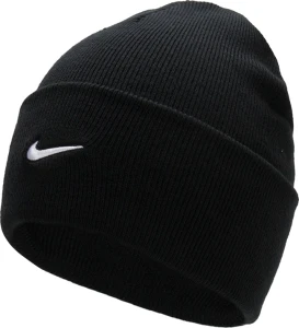 Шапка Nike PEAK SWOOSH BEANIE чорна HF0187-010