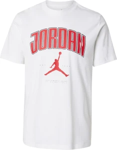 Футболка Nike JORDAN CITY 88 SS CREW белая-красная HQ0009-100