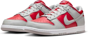 Кросівки Nike DUNK LOW червоно-сірі FQ6965-600