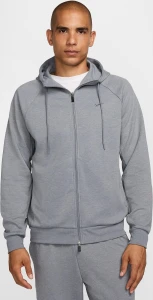 Толстовка Nike PRIMARY FLEECE DRI-FIT UV FULL-ZIP PERFORMANCE HOODIE сіра FZ0967-065