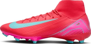 Бутси Nike MERCURIAL ZOOM SUPERFLY 10 ACADEMY FG/MG червоно-рожево-бірюзові FQ1456-800