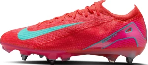 Бутсы Nike MERCURIAL ZOOM VAPOR 16 ELITE SG-PRO красно-розово-бирюзовые FQ8688-800
