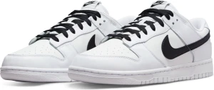 Кросівки Nike DUNK LOW RETRO біло-чорні DJ6188-101