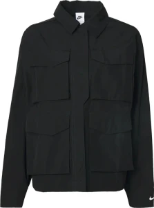 Куртка жіноча Nike SPORTSWEAR ESSENTIALS WOVEN CARGO JACKET чорна HJ1007-010