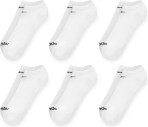 Шкарпетки Nike EVERYDAY PLUS CUSHIONED TRAINING NO-SHOW SOCKS білі (6 пар) SX6898-100