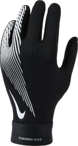 Перчатки футбольные подростковые Nike ACADEMY THERMA-FIT - HO24 черно-белые HF0547-011