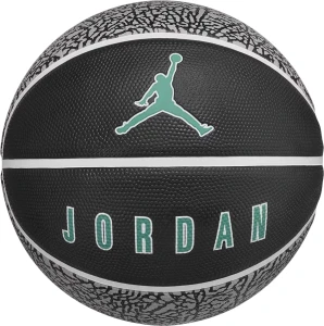 Баскетбольний м'яч Nike JORDAN PLAYGROUND 2.0 8P DEFLATED сіро-чорно-темно-зелений Розмір 7 J.100.8255.016.07