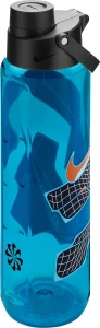 Пляшка для води Nike TR RENEW RECHARGE CHUG BOTTLE 24 OZ 709 мл блакитно-помаранчева N.100.7637.434.24