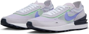 Кроссовки женские Nike WAFFLE ONE светло-серо-фиолетово-салатовые DC2533-004