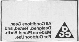 Рушник Nike TOWEL ACG GRAPHIC чорно-білий N.101.3206.012.OS