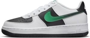 Кросівки підліткові Nike AIR FORCE 1 LV8 2 біло-чорно-зелені FZ4353-100