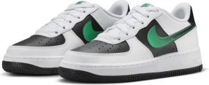 Кросівки підліткові Nike AIR FORCE 1 LV8 2 біло-чорно-зелені FZ4353-100