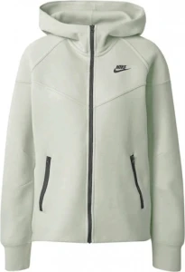 Толстовка подростковая Nike TECH FLEECE светло-зеленая FD2979-370
