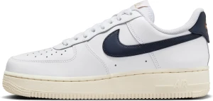 Кросівки жіночі Nike AIR FORCE 1 '07 FLYEASE біло-темно-синьо-золоті HJ9122-100