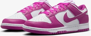 Кроссовки женские Nike DUNK LOW NEXT NATURE фуксиево-белые DD1873-110