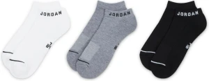 Шкарпетки Nike JORDAN EVERYDAY NO-SHOW DRI-FIT 3-PAIRS білі, сірі, чорні (3 пари) DX9656-911
