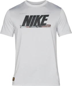 Футболка Nike DRI-FIT TEE RLGD CAMO GFX серая FV8370-077