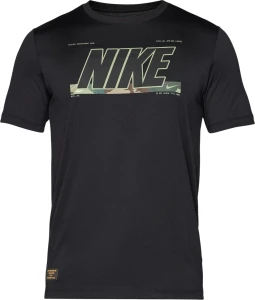 Футболка Nike DRI-FIT TEE RLGD CAMO GFX чорна FV8370-010