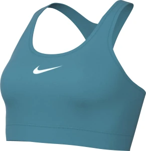 Топ жіночий Nike SWOOSH MEDIUM SUPPORT PADDED SPORTS BRA димчасто-синій DX6821-006