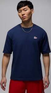 Футболка Nike AJ1 BRAND SNEAKER PATCH темно-синя HJ2326-410