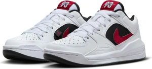 Кросівки підліткові Nike JORDAN STADIUM 90 біло-чорно-червоні DX4399-116
