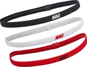 Повязки на голову Nike HEADBANDS 2.0 3PK черная, белая, красная (3 штуки) N.100.4529.083.OS