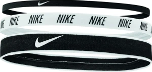 Пов'язки на голову Nike MIXED WIDTH HEADBANDS 3PK чорні, біла (3 штуки) N.000.2548.930.OS