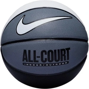 Баскетбольний м'яч Nike EVERYDAY ALL COURT 8P DEFLATED сіро-біло-чорний Розмір 7 N.100.4369.120.07