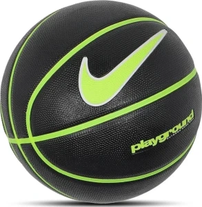 Баскетбольний м'яч Nike EVERYDAY PLAYGROUND 8P DEFLATED чорно-салатово-білий Розмір 7 N.100.4498.044.07