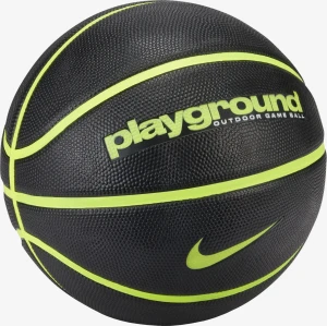 Баскетбольний м'яч Nike EVERYDAY PLAYGROUND 8P DEFLATED чорно-салатовий Розмір 6 N.100.4498.085.06