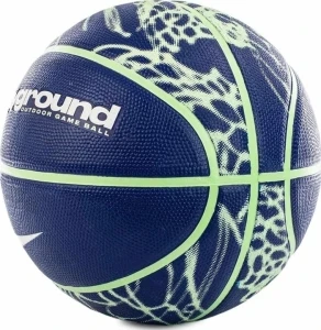 Баскетбольний м'яч Nike EVERYDAY PLAYGROUND 8P GRAPHIC DEFLATED темно-синьо-лаймовий Розмір 7 N.100.4371.473.07