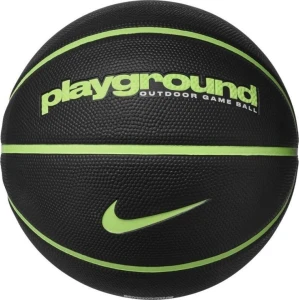 Баскетбольний м'яч Nike EVERYDAY PLAYGROUND 8P GRAPHIC DEFLATED чорно-салатовий Розмір 6 N.100.4371.060.06