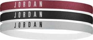 Пов'язки на голову Nike JORDAN HEADBANDS 3 PK GYM біла, чорна, бордова (3 штуки) J.000.3599.626.OS