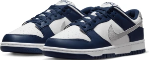 Кроссовки Nike DUNK LOW темно-сине-бело-серые FD9749-400