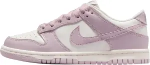 Кроссовки подростковые Nike DUNK LOW (GS) сиренево-белые FB9109-122