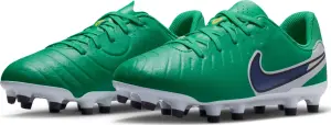 Бутси дитячі Nike JR TIEMPO LEGEND 10 ACADEMY FG/MG LV8 зелено-білі HJ7190-300