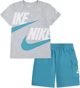 Комплект літній дитячий Nike CARGO сіро-бірюзовий 86J213-BA2