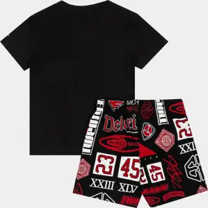 Комплект літній дитячий Nike JORDAN BROOKLYN ESSENTIALS чорно-червоний 85D662-023