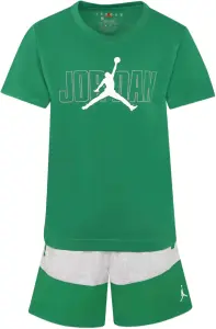Комплект літній дитячий Nike JORDAN STACKED MIXED SET зелено-сірий 85D767-G2H
