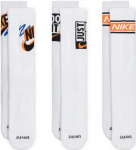 Шкарпетки Nike EVERYDAY PLUS CREW SOCKS білі (3 пари) HJ9339-901