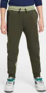 Спортивные штаны подростковые Nike TECH FLEECE оливково-светло-зеленые FD3287-325