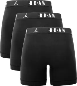 Труси (боксерки) підліткові Nike JORDAN FLIGHT COTTON COTTON BOXER BRIEFS чорні (3 штуки) 9J0633-023