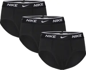 Труси (бріфи) підліткові Nike DRI-FIT ESSENTIAL COTTON STRETCH HIP BRIEFS чорні (3 штуки) 9N1185-023