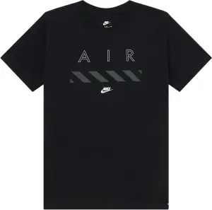 Футболка подростковая Nike AIR черная HV5191-010