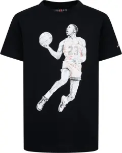 Футболка подростковая Nike JORDAN DOTS черно-белая 95D254-023