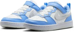 Кроссовки детские Nike COURT BOROUGH LOW RECRAFT (PS) голубо-белые DV5457-128