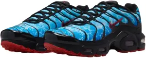 Кроссовки подростковые Nike AIR MAX PLUS (GS) голубо-черно-красные HV2884-400