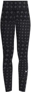 Легінси підліткові Nike ONE DRI-FIT HIGH-WAISTED чорно-темно-сірі HF8228-010