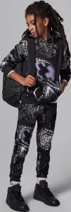 Спортивний костюм підлітковий Nike JORDAN MVP FLEECE PRINTED чорно-сірий 95D604-G0T__95D605G0T